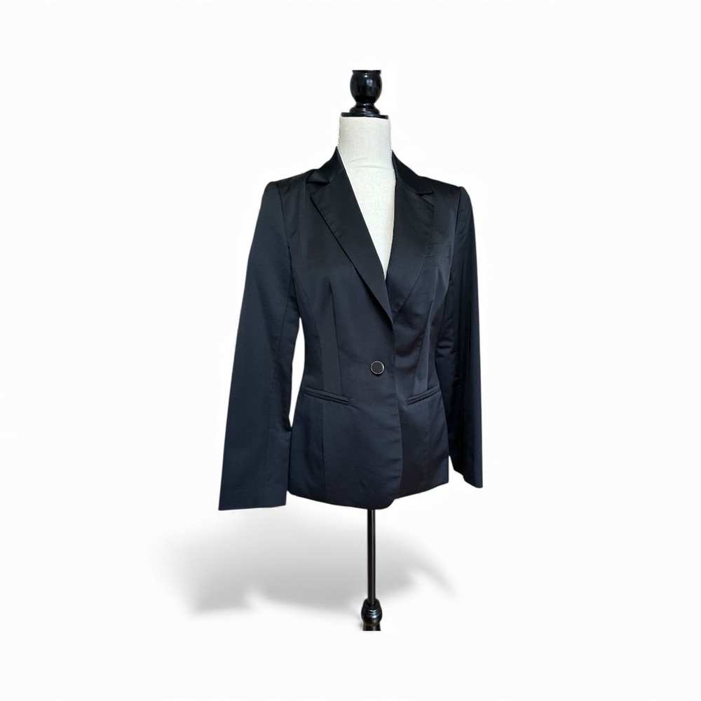 Trina Turk Classic Black Blazer Jacket Suit Size 6